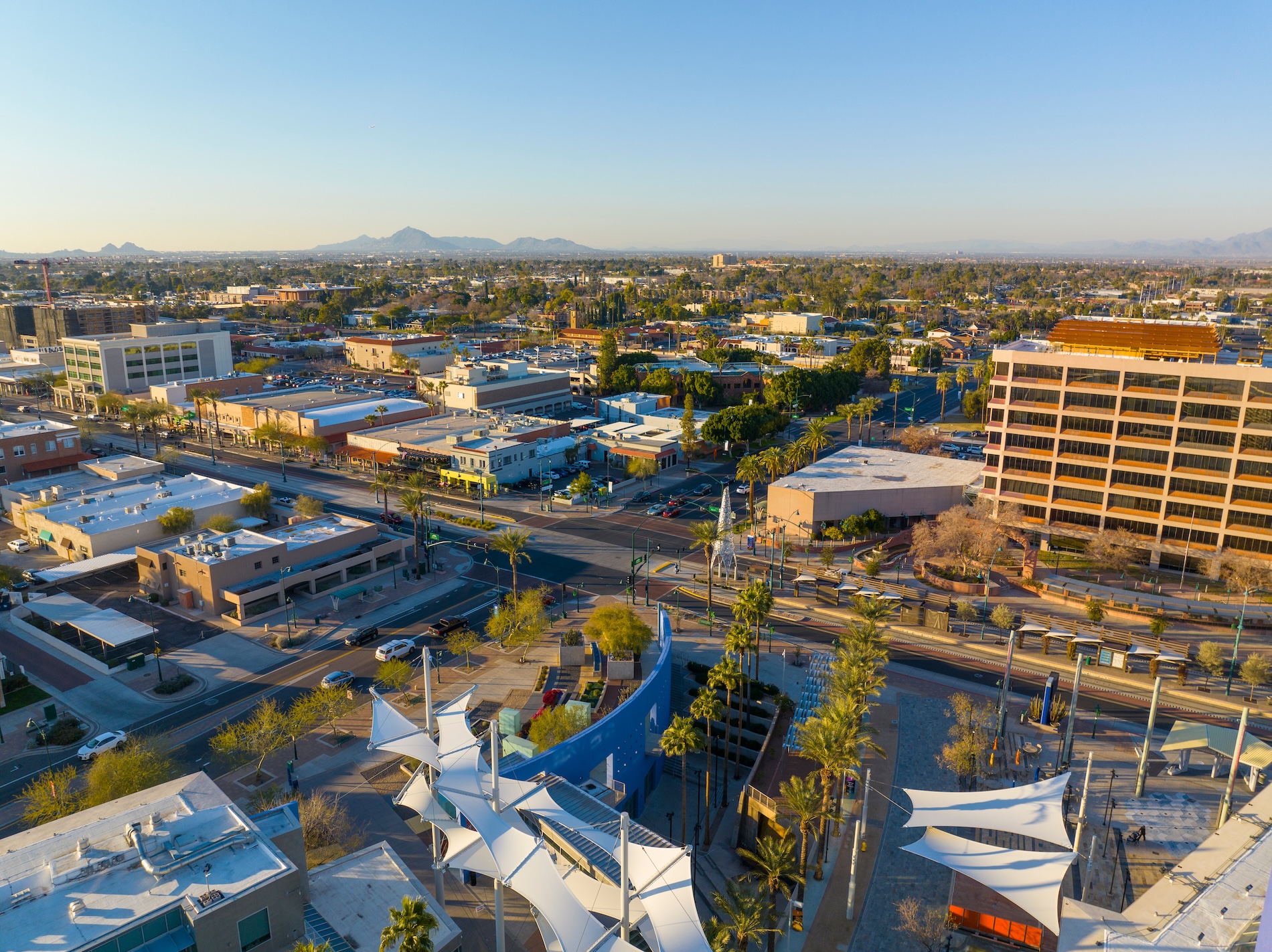 AS - Mesa, AZ Downtown Aerial
